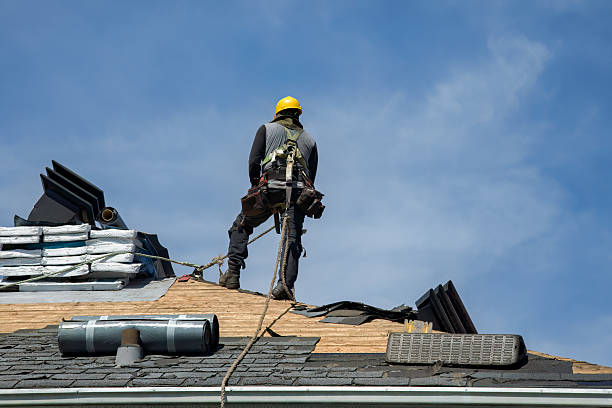 Professional Roof Installation technician working in Omaha, IL